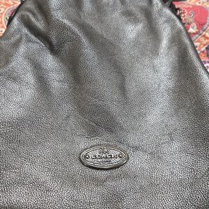 Coach Silver Metallic Leather Bag